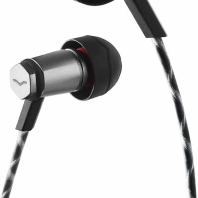 Roland FRZM-I-GUNBK In-Ear Headphones with 3-Button Remote & Microphone - Gunmetal Black image 2