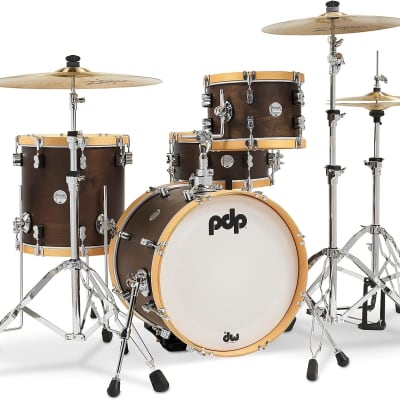 PDP Classic Bop Concept Drum Set Kit 3pc - Walnut image 1