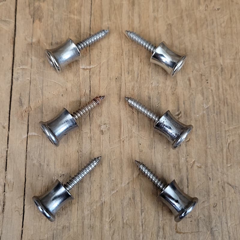 Dunlop Strap lock buttons with screws 3 sets 6 total Reverb