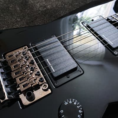 killer  EXPLODERD BIB ☆ Gloss Black USED Killer KG-Exploder BIB Gloss black Electric Guitar Free