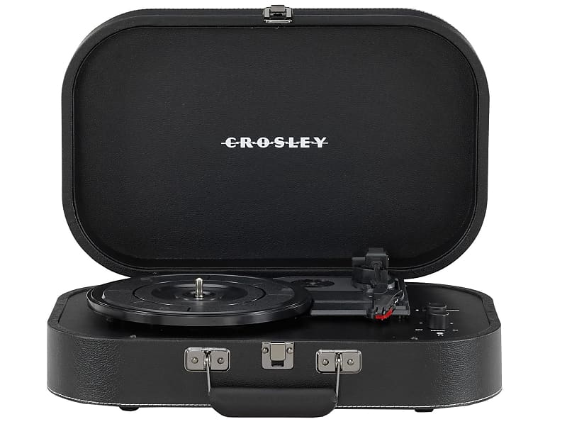 Crosley CR8009B-BK Discovery Vintage Bluetooth in/Out 3-Speed