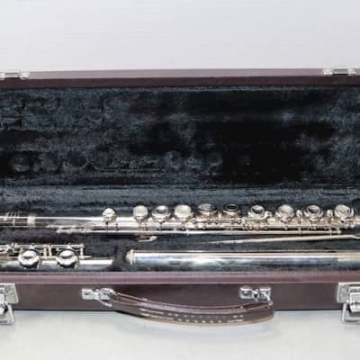 Yamaha YFL225N Flute, Japan, Nickel-plated, Very Good Condition. image 5