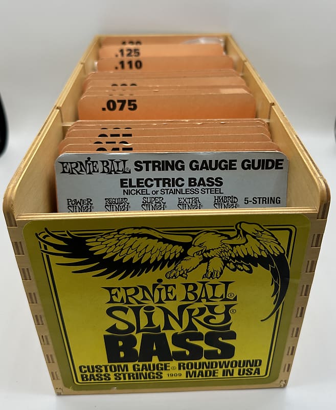2010's Ernie Ball Bass String Dealer Display w/45 Strings Reverb