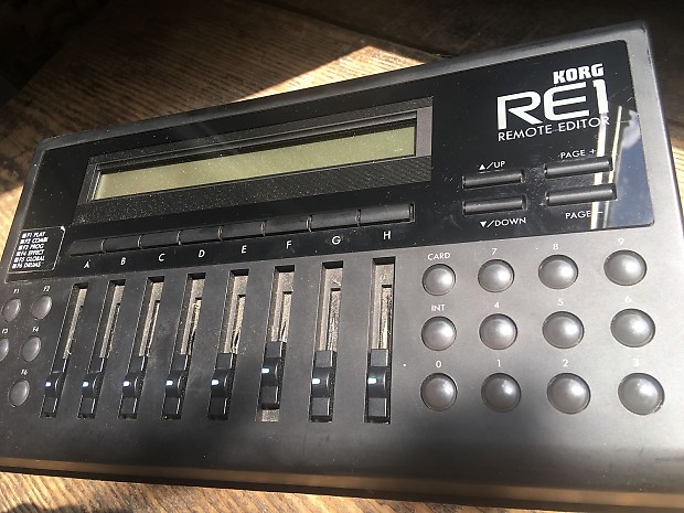 Korg RE1 Remote Editor for M3R, 03R/W, A1 and Wavedrum