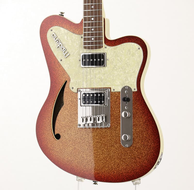 Italia Guitars Modena Semi-Tone Burgundy Sparkle Burst [SN