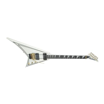 Jackson Pro Series Rhoads RR3 6-String Electric Guitar with Ebony Fingerboard and Maple Neck-Through-Body (Right-Handed, White) image 4
