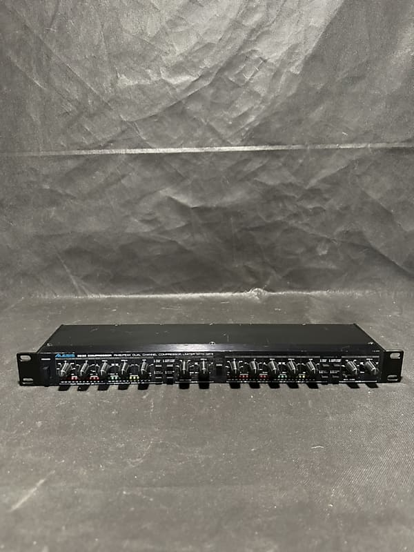 Alesis 3630 Dual-Channel Compressor / Limiter with Gate 1990s - Black image 1