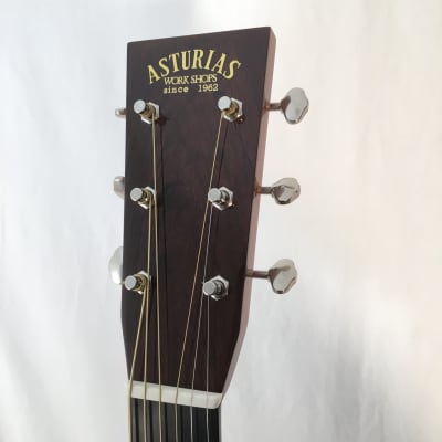 Asturias Solo Herringbone - 000 with cutaway. Handmade acoustic guitar from Japan, doblen case. image 5