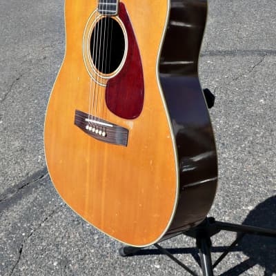 Vintage Yamaha FG-360 Dreadnought Acoustic Guitar with Original Hardshell Case -  PV Music Guitar Shop Inspected / Setup + Tested - Plays / Sounds Great - Very Good Condition image 10