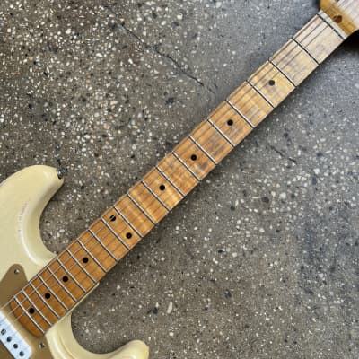 MJT VTS S-Style Aged Electric Guitar w/ Fender Headstock - Blonde image 9