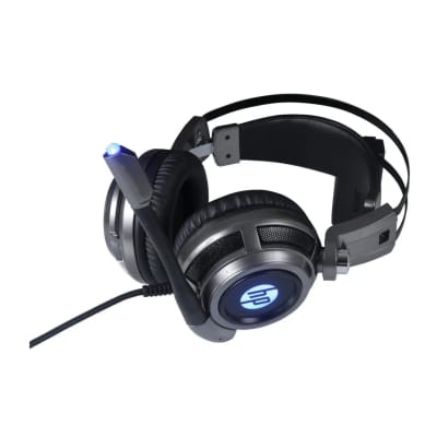 HP H200 Wired Gaming Headset with Mic and LED Light (Black) image 3