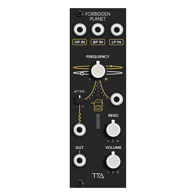 Tiptop Audio Forbidden Eurorack Filter Module (Black) Reverb
