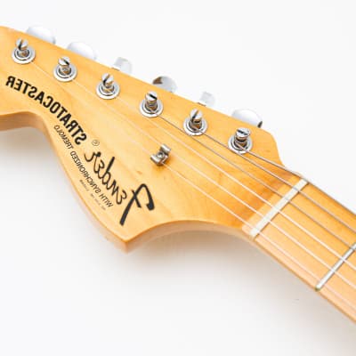 FENDER USA Signature Jimi Hendrix Artist Series Tribute Stratocaster "Olympic White + Maple" (1997) image 12