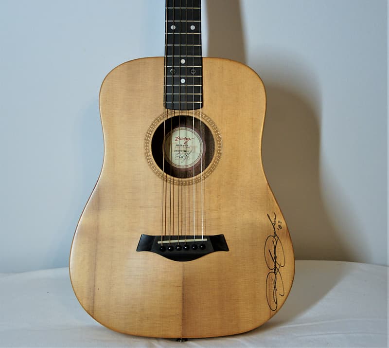 Baby Taylor 301 MA-GB Flamed Maple Doyle Dykes Signature 03 | Reverb