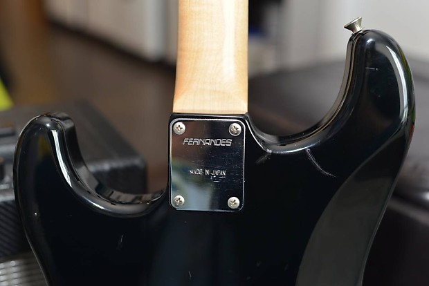 Fernandes LE-1 Strat Black | Reverb
