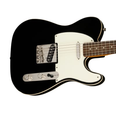 Squier Classic Vibe Baritone Custom Telecaster Electric Guitar, Black image 5