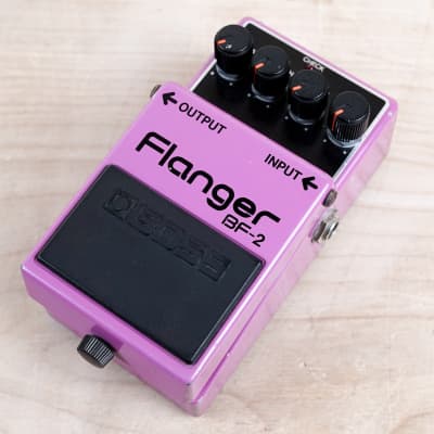Boss BF-2 Flanger 1984-1990 (Green Label) Made In Japan | Reverb