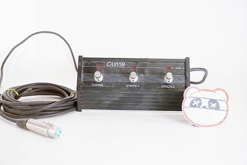 Carvin FS36 Amp Footswitch XLR type connection | Reverb