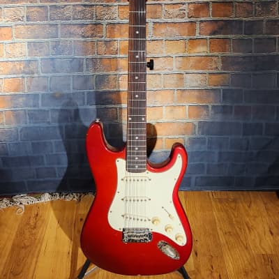 Samick Strat-Style Electric Guitar Red NEW Frets Set Up for sale