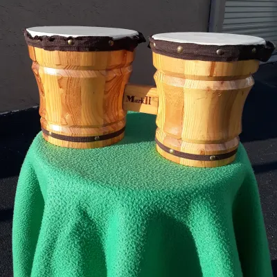 Mark 2 Bongo Drums. Real Wood. Play great. Good condition. image 3