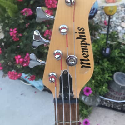 Vintage 80's Memphis Short Scale Bass image 3