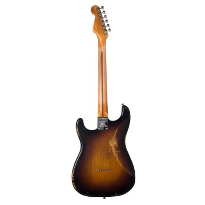 Fender Custom Shop Limited Edition 70th Anniversary 1954 Stratocaster Hardtail Heavy Relic - Wide Fade 2 Tone Sunburst - 1 off Electric Guitar NEW! image 7