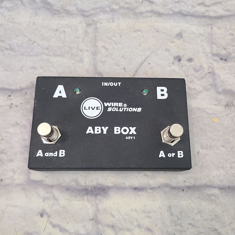 Livewire ABY Box Effects Pedal Reverb