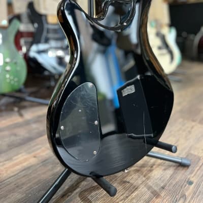 Shine SIL-510 BK HH in Black with F-Hole Electric Guitar image 5