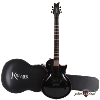 Kramer Assault 220 FR Floyd Rose Electric Guitar w/ Case - Black | Reverb UK