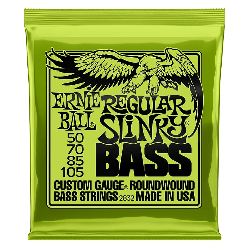 Ernie Ball Regular Slinky Nickel Wound  Electric Bass Strings 50-105 Gauge image 1
