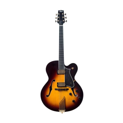 [PREORDER] Heritage Standard Collection Eagle Classic Hollow Electric Guitar with Case, Original Sunburst for sale