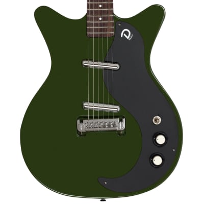 Danelectro Blackout '59M NOS+ Electric Guitar ~ Green Envy image 4