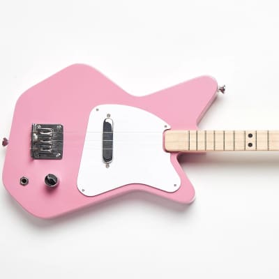 Open-Box Loog Pro Electric Guitar - Pink image 3