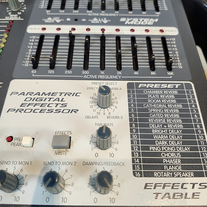 Peavey XR-886 16 Channel Powered Console Mixer | Reverb