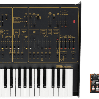 Korg ARP Odyssey FSQ full size 37 keys Synth Rev 2 Black/Gold w/SQ1 //ARMENS//