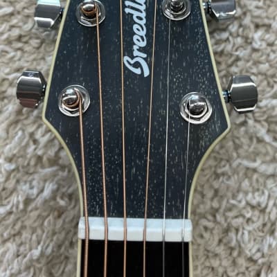 Breedlove Rainforest S Concert CE Acoustic Electric Guitar, Night Sky Finish image 5
