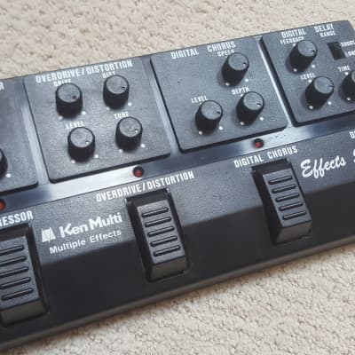 Vintage 80s Ken Multi Effects 5 Multi-FX Guitar Pedal Made In 