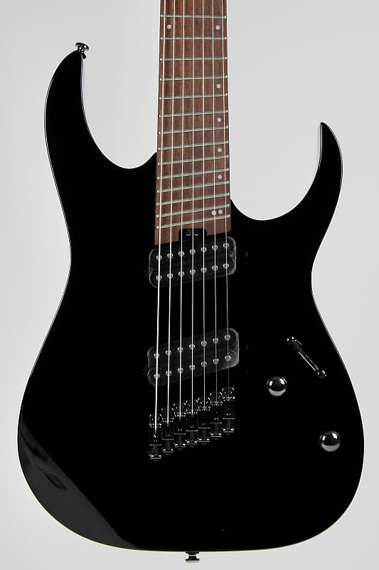 Ibanez RGMS7 7-string Electric Guitar Black 2023 (RGMS7BK)