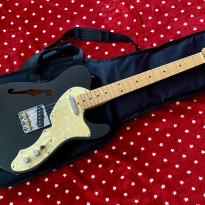 Fender Classic Series '69 Telecaster Thinline w/Texas special and American Vintage Hot Rod Telecaster Bridge image 8