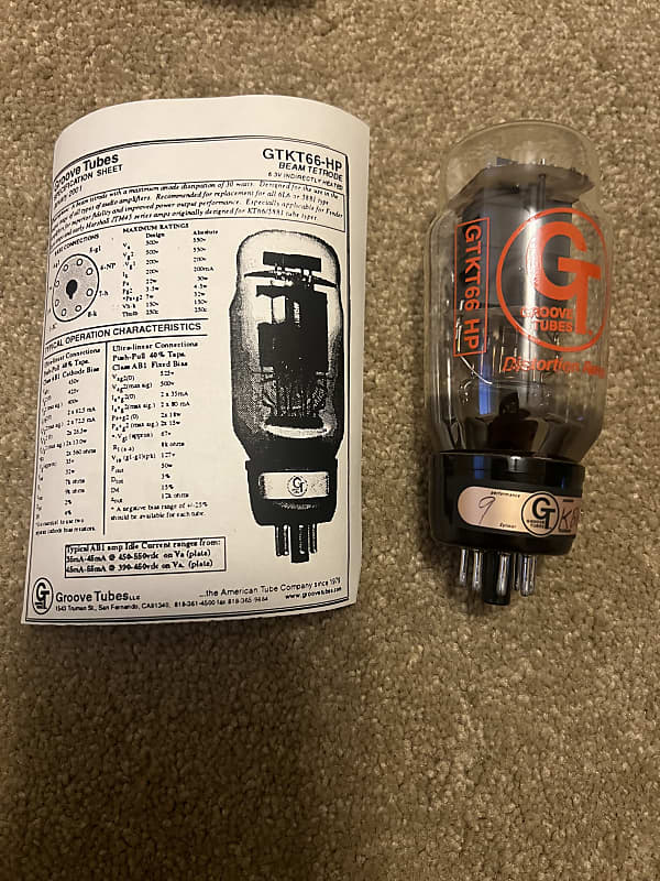 Groove Tubes GTK66 HP Matched Pair Performance Grade 9 Groove Tubes GTK66 HP Matched Pair Performance Grade 9