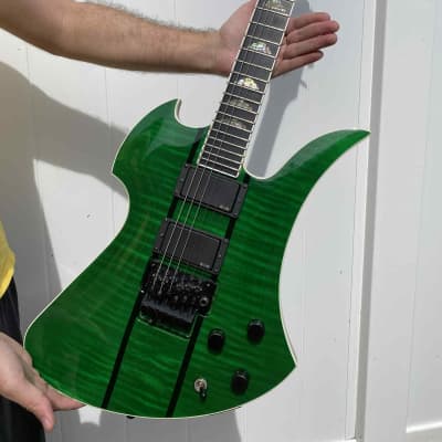 1998 B.C. Rich Mockingbird NAMM Carved Top | Reverb