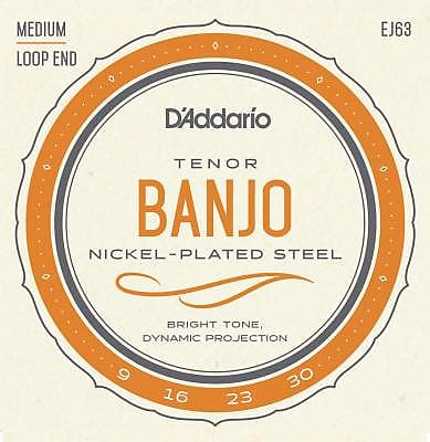 D'Addario EJ63 Banjo Strings Tenor (9-30) image 1