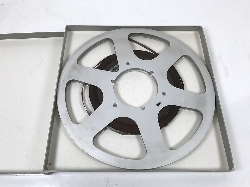 AKAI ATR 10&quot; Polished Aluminum Take Up Reel 1/4 Empty Tape Reel  			