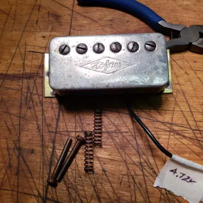 Evans Eliminator I Noiseless Neck Middle Single Coil Pickup w/ Wiring  Harness RARE E1R Jeff Healey | Reverb