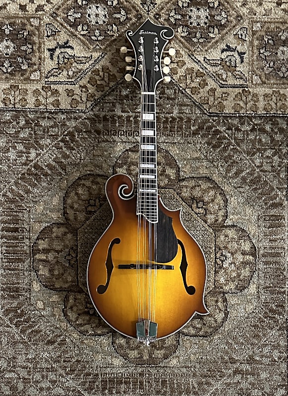 Eastman MD615-GB F-Style, F-Hole Mandolin in GoldBurst w/ Case, Pro Setup #4234 image 1