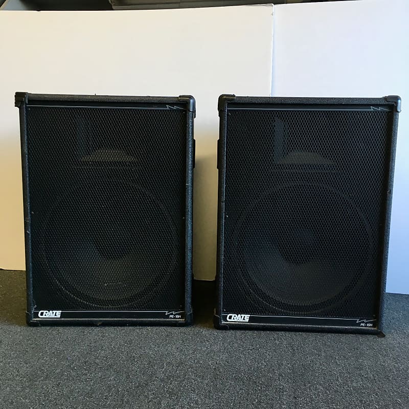 Crate store pa speakers