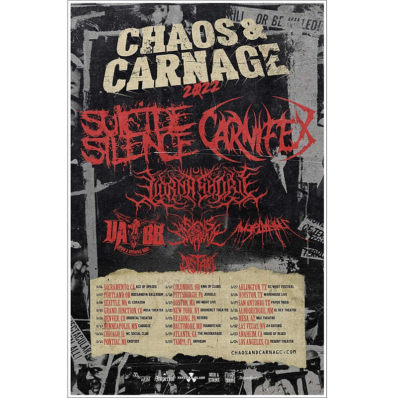 suicide silence carnifex tour