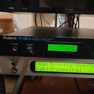 Roland R-8M Total Percussion Module Rack Drum Machine 1989