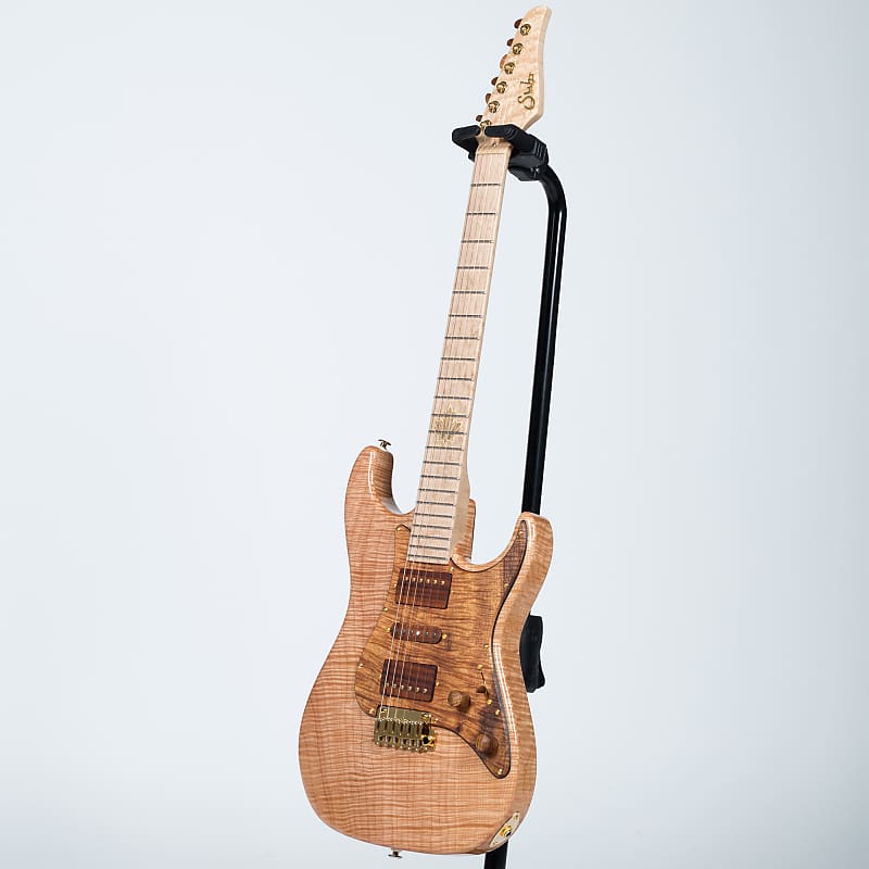 Maple guitar Stand  Natural Collection