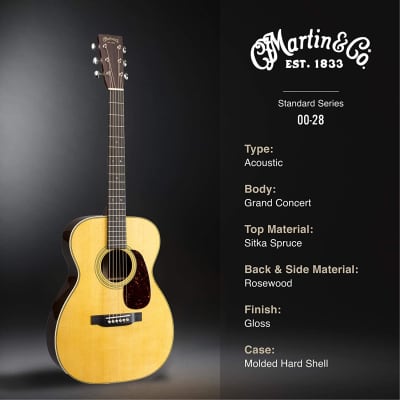 Martin 00-28 Acoustic Guitar - Natural image 5